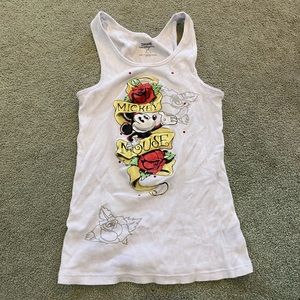 Mickey Mouse Ed Hardy Style Tank Top